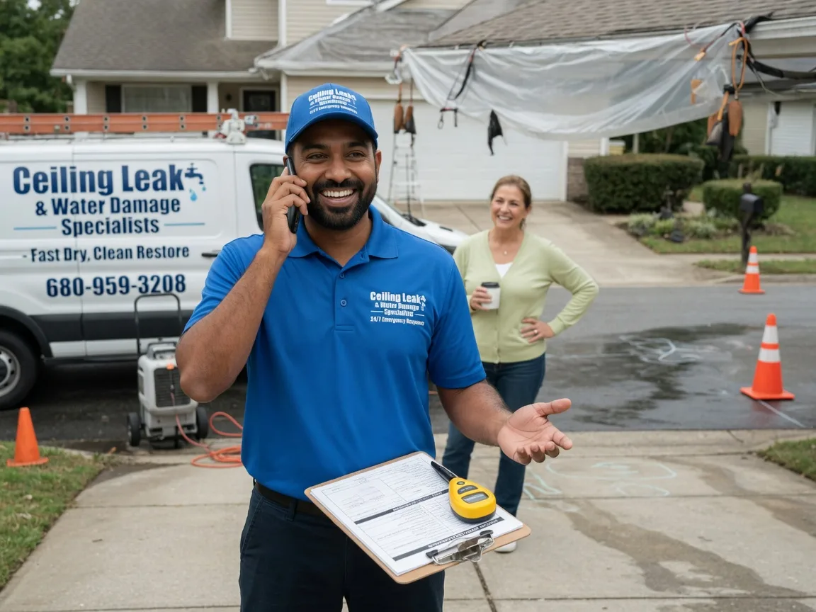 Ceiling Leak Cleanup Burt Lake, MI FAQs
